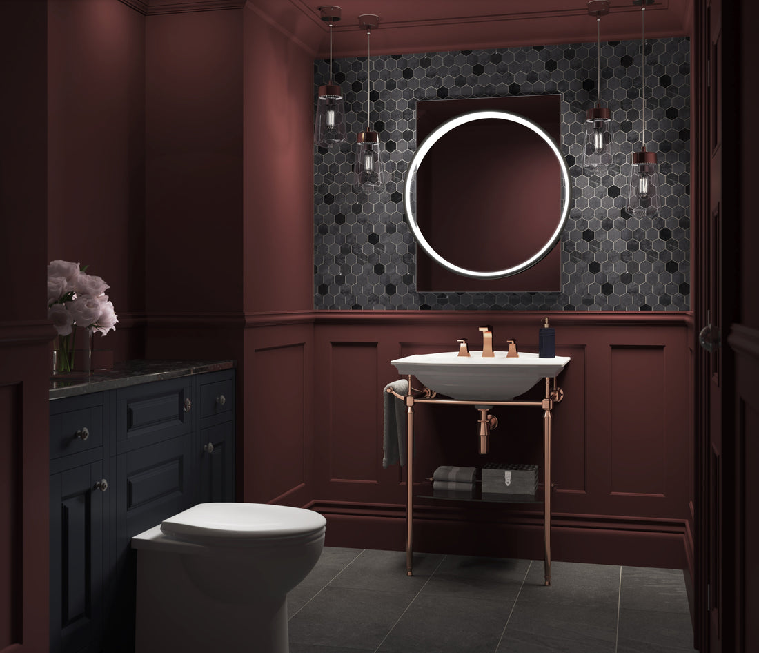 Dark Drama Bathroom Inspiration