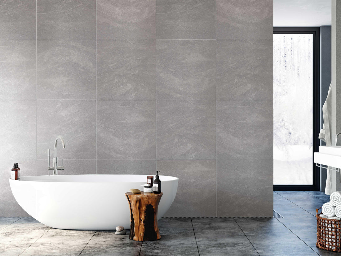 Our Bathroom Wall Panel Of The Month - Tile Effect Collection From iflo