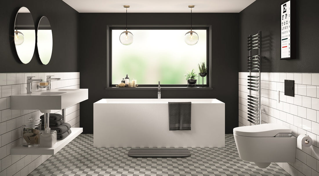 Matt Black Accents Bathroom Inspiration