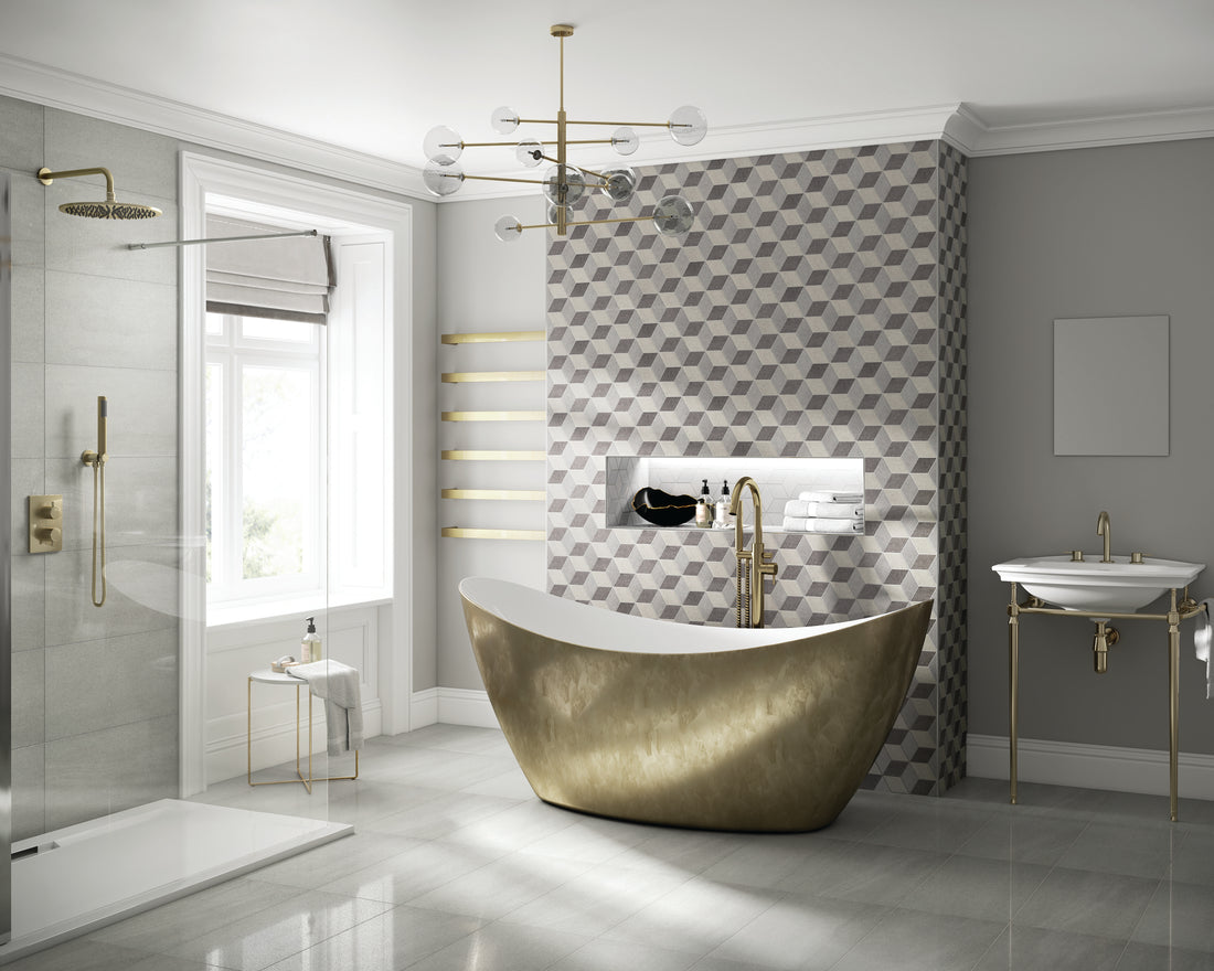 Our Bathroom Tile Of The Month -  Art Rock