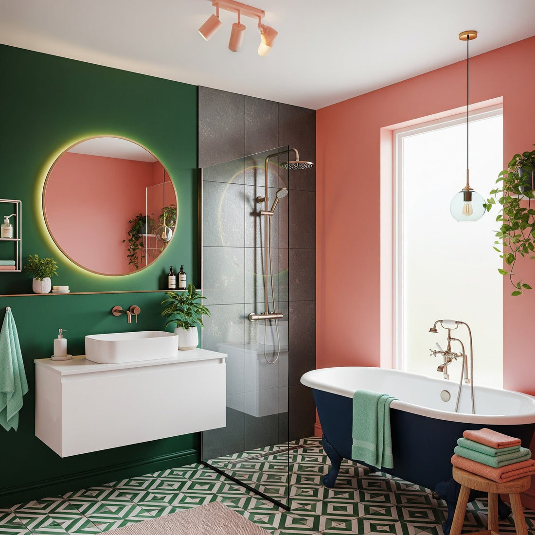 Creative Ways to Use Bathroom Colour