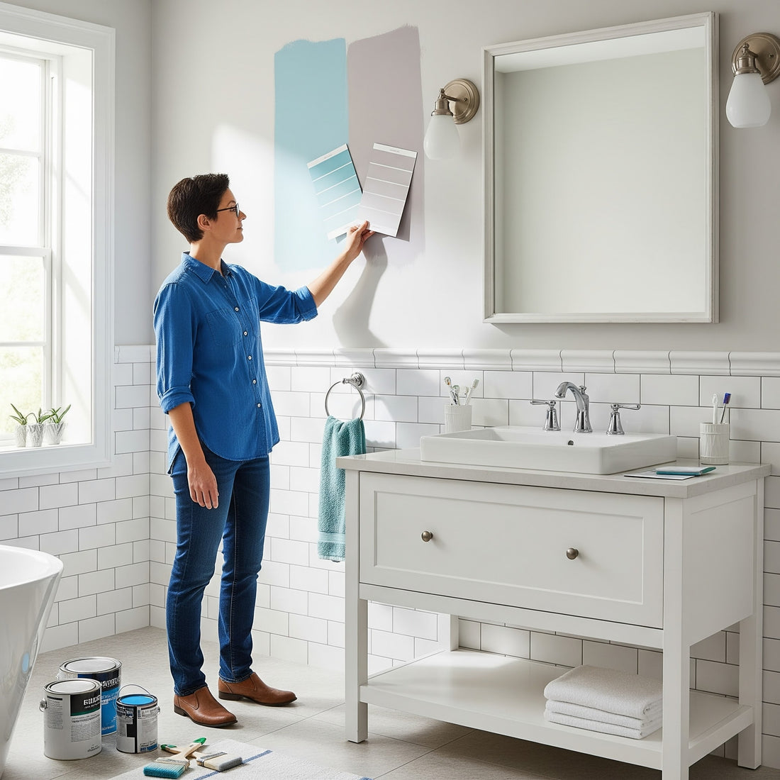 How To Choose The Right Paint For The Bathroom