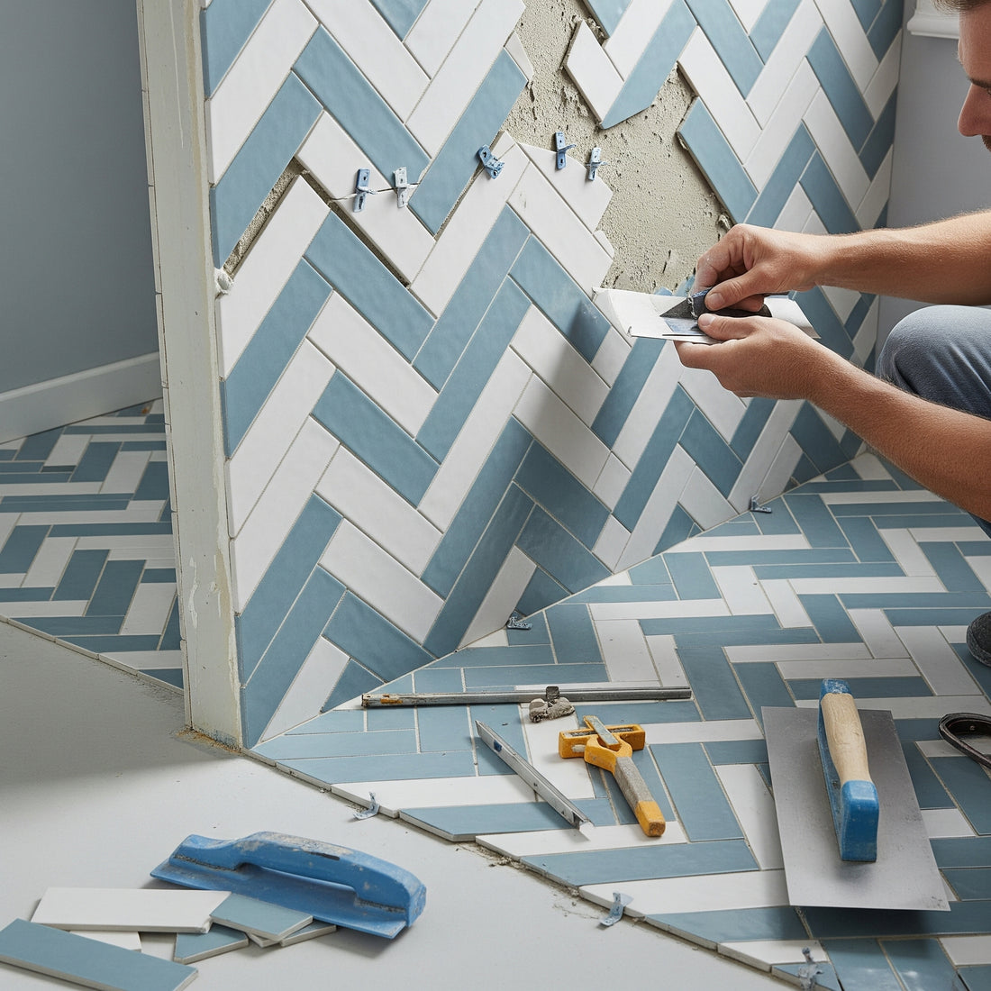 How to Grout Bathroom Tiles