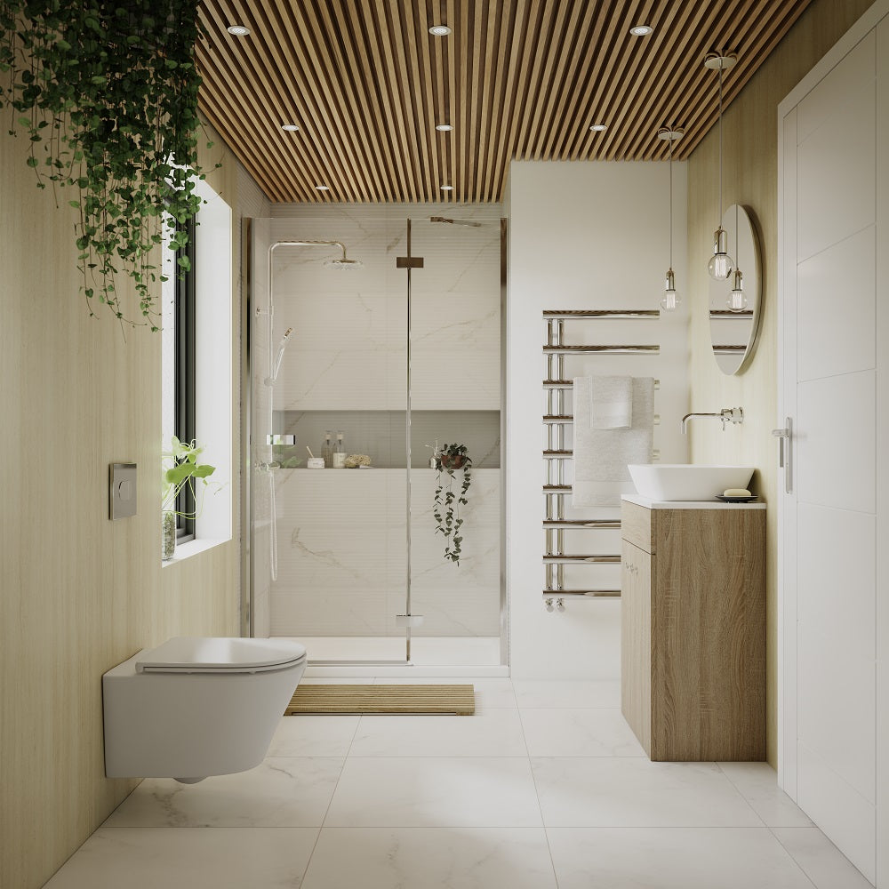Layer Your Bathroom Lighting With Plinth Lights