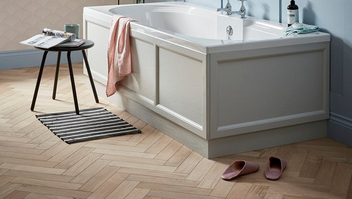 Bring Nature Indoors With Wood-Look Bathroom Flooring