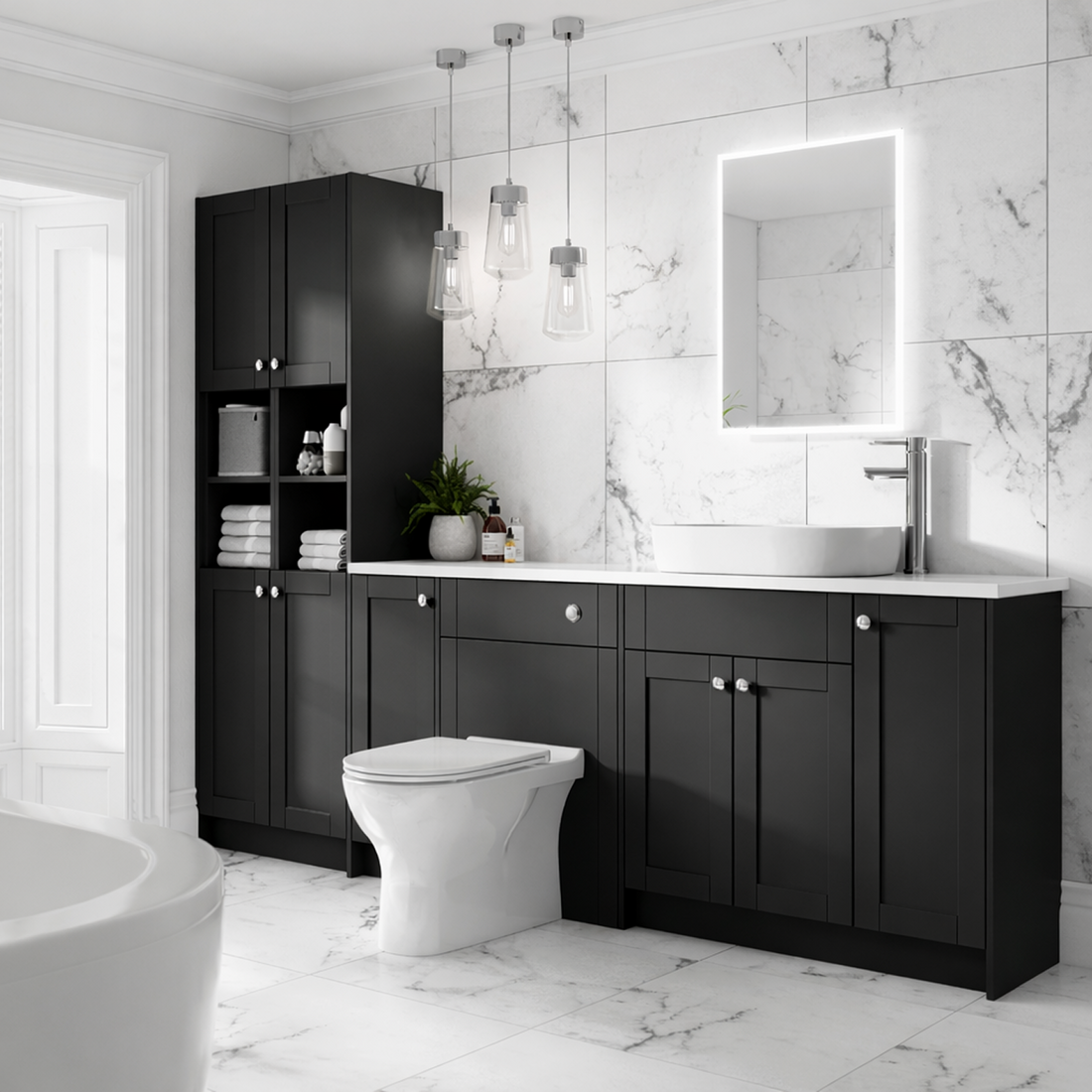 Help Your Customers Create Matt Black Bathrooms