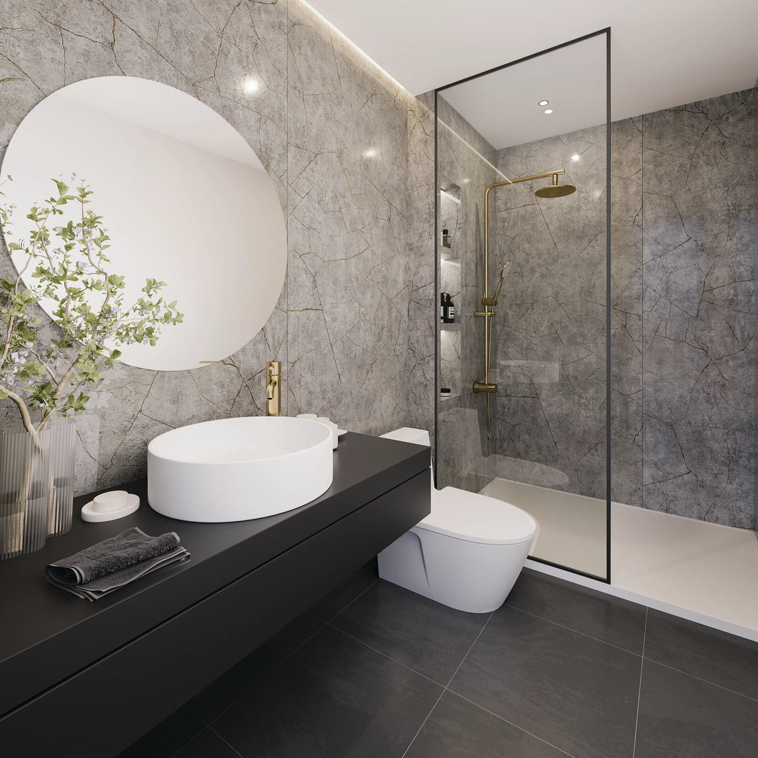 Our Bathroom Wall Panel Of The Month - Core Collection From iflo